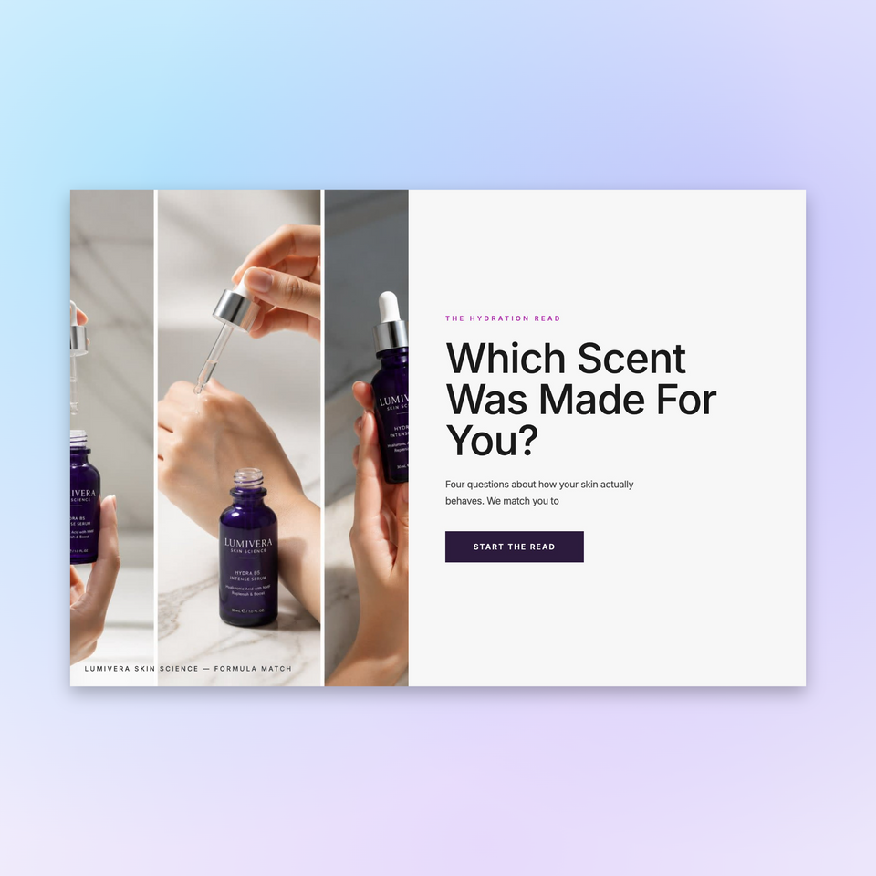 Quiz & bundle funnels