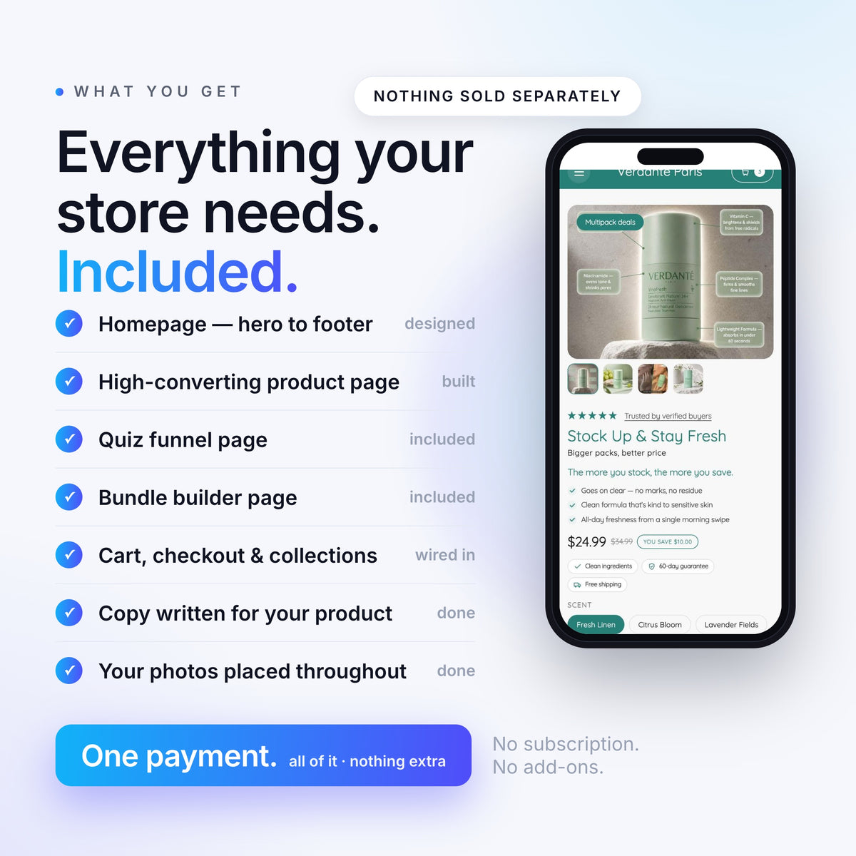 Shopify Theme + AI Builder Access