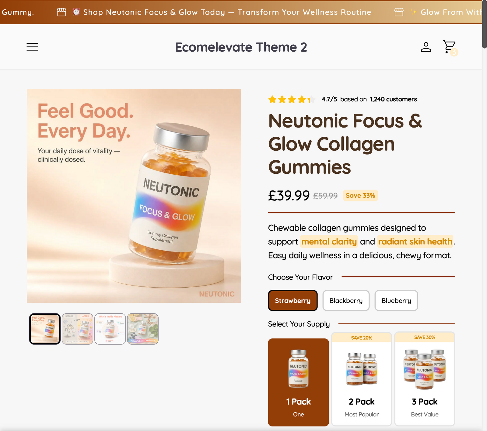 Generated store preview for Neutonic